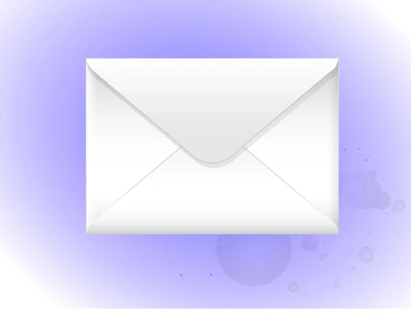 Envelope on a light background — Stock Vector