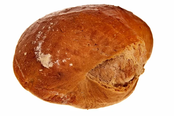 Свежий Вкусный Хлеб Белом Фоне — стоковое фото