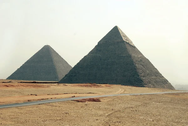 Piramidi in Egitto — Foto Stock