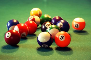 Billiards clipart