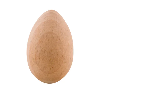 Ei aus Holz — Stockfoto