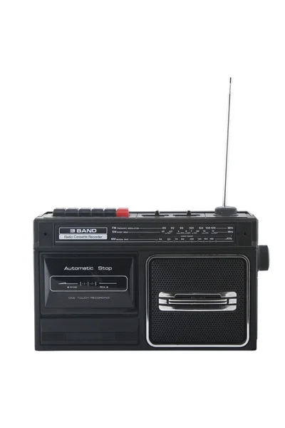 Vintage radio cassetterecorder — Stockfoto