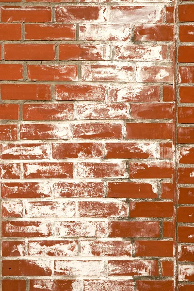 Vintage röd tegelvägg — Stockfoto