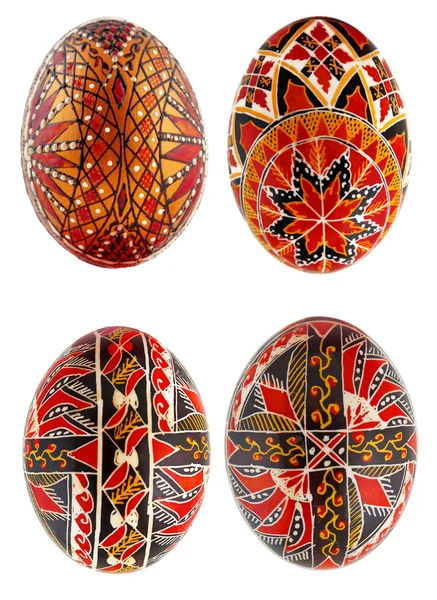 Geleneksel boyalı Paskalya yumurtaları — Stok fotoğraf