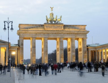 Brandenburg Gate in Berlin clipart