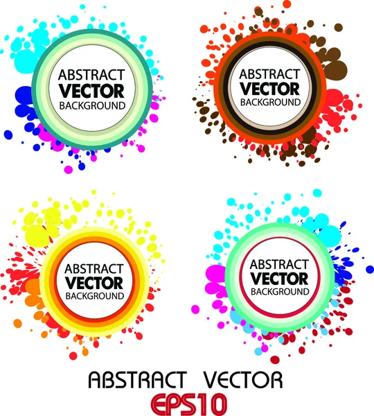 Abstract colourful vector background — Stock Vector