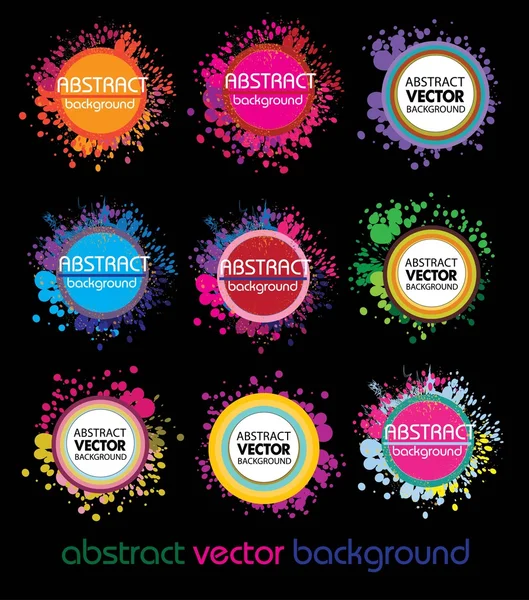 Elementos de diseño abstractos — Vector de stock