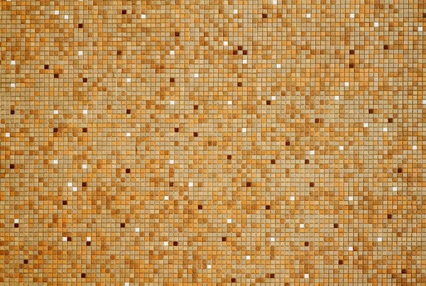 Malé hnědé červené mozaikové dlaždice — Stock fotografie