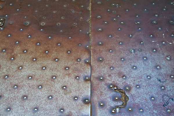 鋼のセラーのドア横 — ストック写真