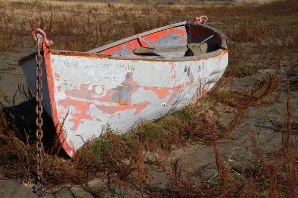 stock image Land locked Boat HDR no sky