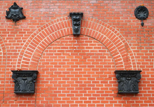 Brick arch ornaments — Stock Photo, Image