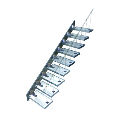 Glass ladder clipart