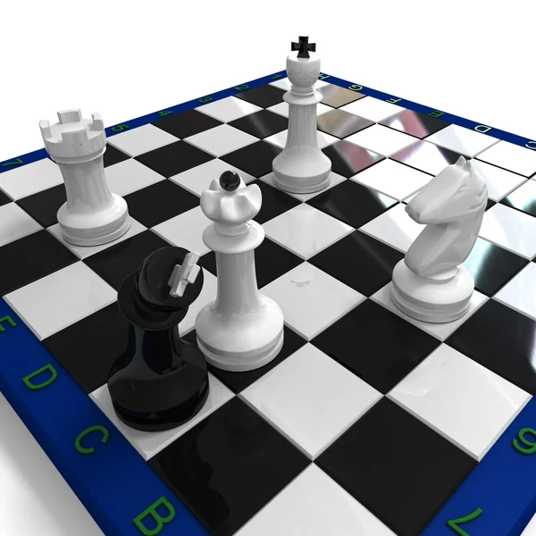 Sakk sakk-matt — Stock Fotó