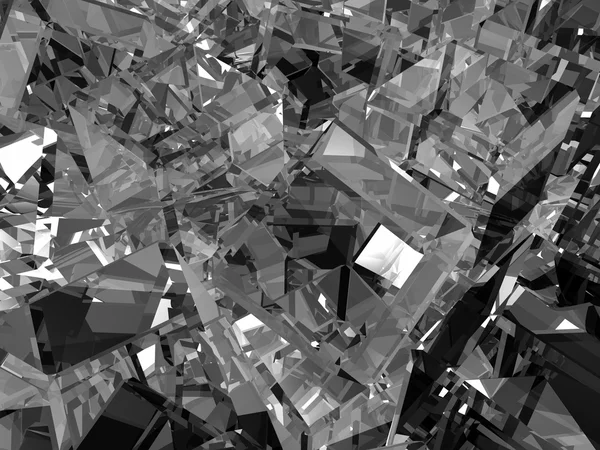 Cubes en verre gris — Photo