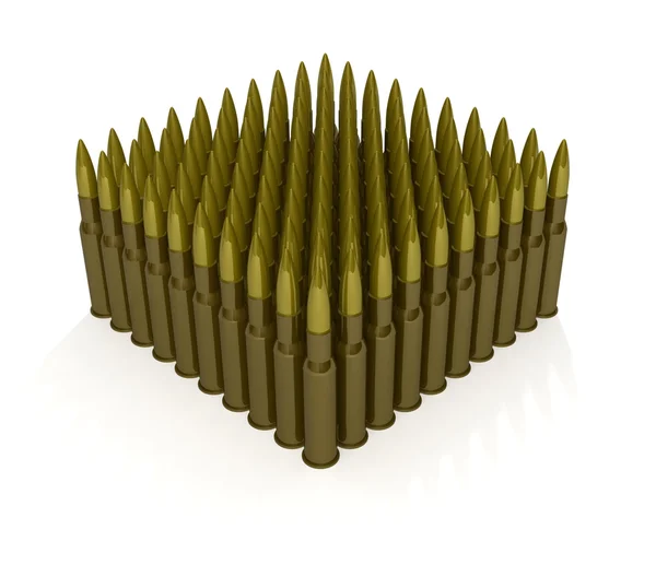 Cartridges Voor Machine Gun — Stockfoto