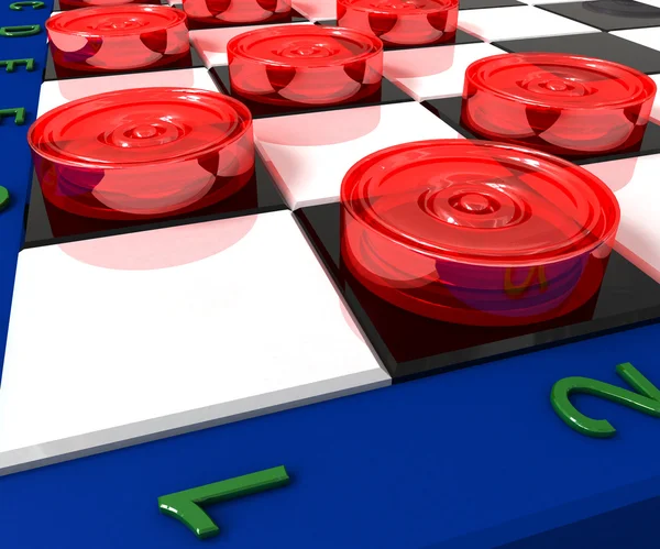 stock image Glass checkers