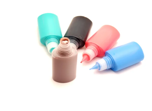 Color tubes with a paint — Stock Photo, Image