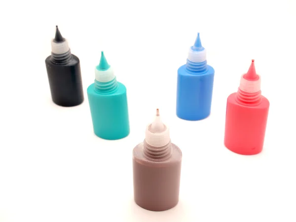 stock image Color tubes with a paint