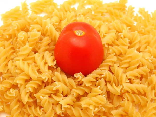 Macaroni and tomato — Stock Photo, Image