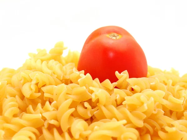 Macaroni en tomaat — Stockfoto
