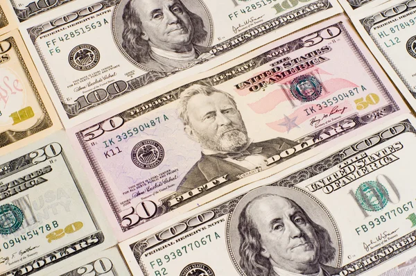 Αμερικανικά Δολάρια — Φωτογραφία Αρχείου