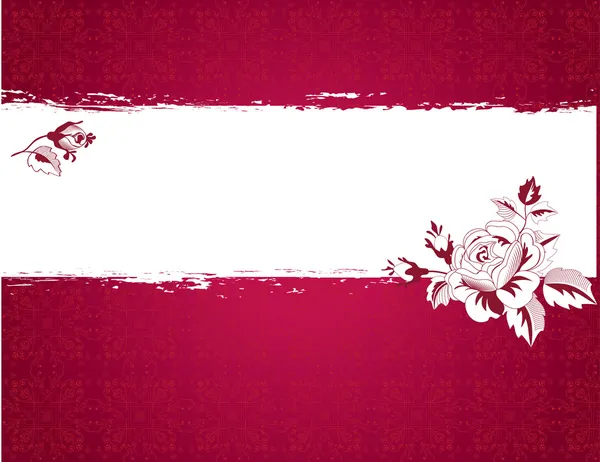 Roses romantiques — Image vectorielle