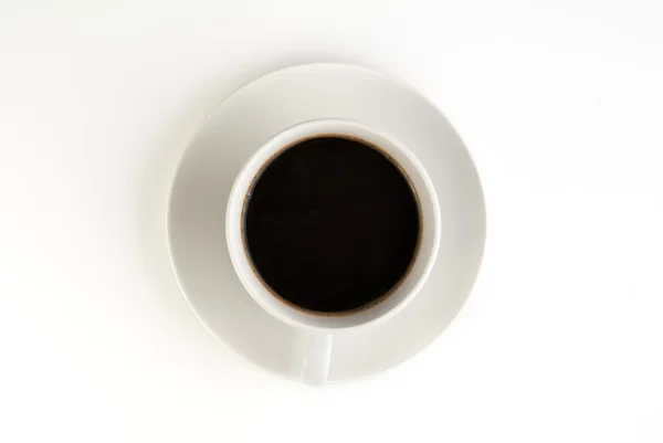Beyaz arka planda kahve fincanı — Stok fotoğraf