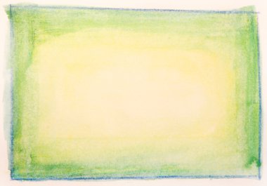 Green and yellow water color texture clipart