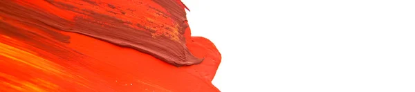 Texture di vernice ad acquerello rosso e giallo Fotografia Stock