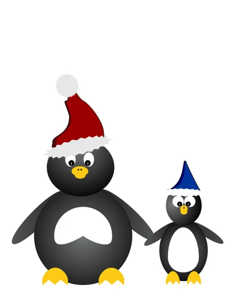 Rodzina Pingwin — Wektor stockowy