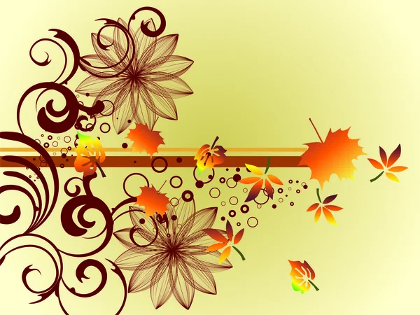 Hösten naturliga — Stock vektor