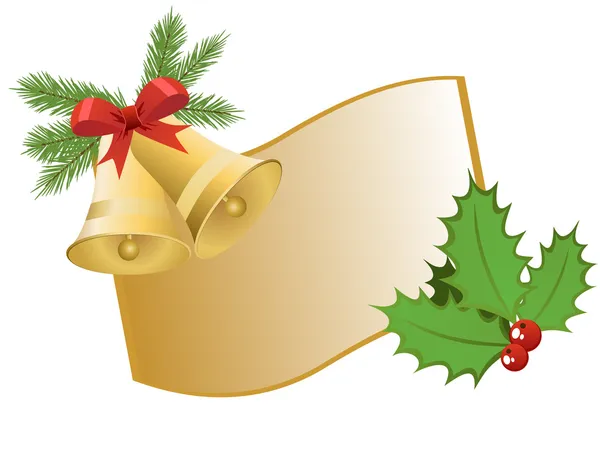 Christmas greeting — Stock Vector