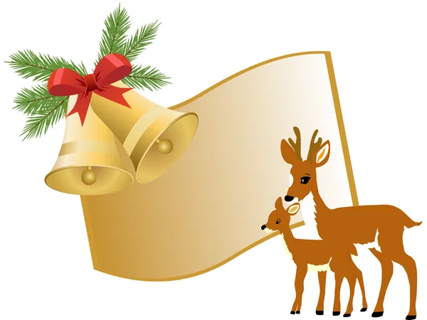 Christmas greeting — Stock Vector