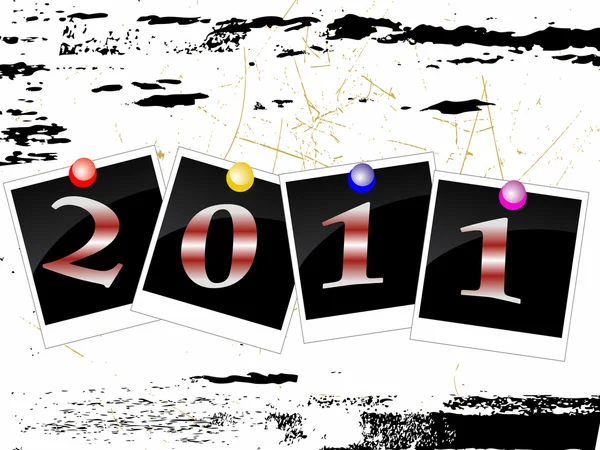 Nový rok předvečer 2011 — Stockový vektor