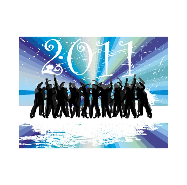 Нові роки напередодні 2011 року — стоковий вектор