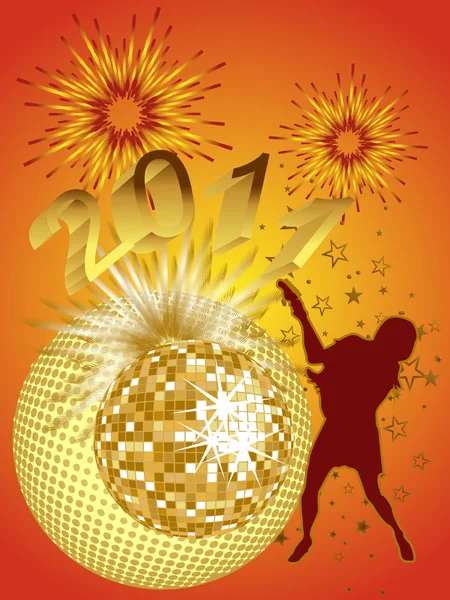 New years eve 2011 — Stock Vector