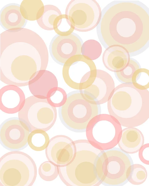 Vector Illustration Colorful Transparent Circles — Stock Vector