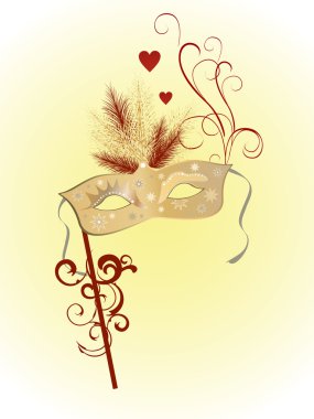 Venetian mask clipart