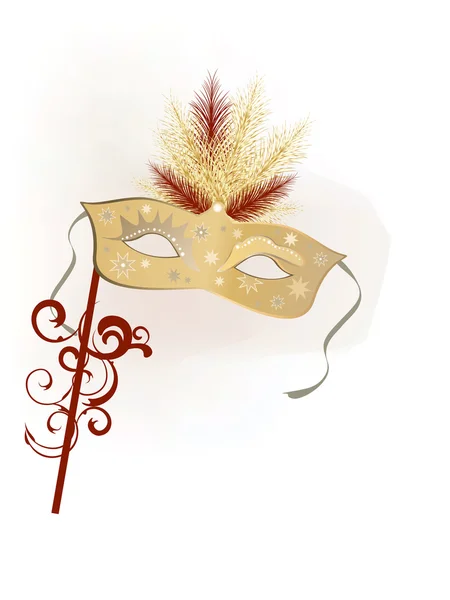 Венецианская маска — стоковый вектор