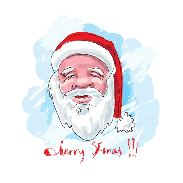 Santa. vectorillustratie — Stockvector