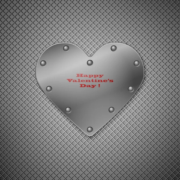 Fond Saint Valentin Avec Coeur Illustration Vectorielle — Image vectorielle