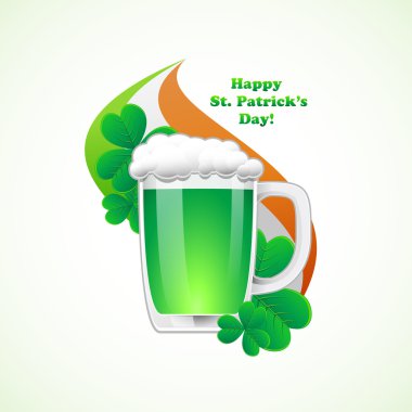 St. Patrick Day background. Vector clipart