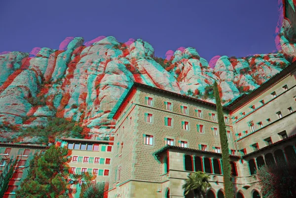 3D foto van klooster — Stockfoto