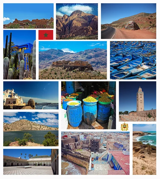 Collage von Marokko Foto — Stockfoto