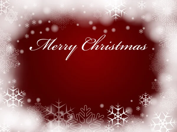 Merry Christmas in red — Stock Photo, Image