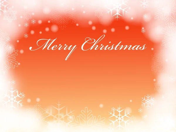 Veselé Vánoce v oranžové — Stock fotografie