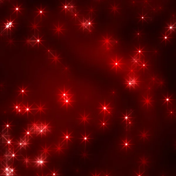 赤でクリスマスの星の背景 — ストック写真