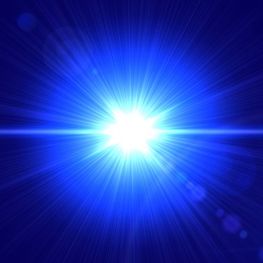 Blue light clipart