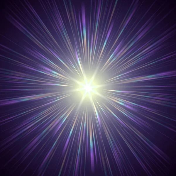 Luz violeta — Fotografia de Stock