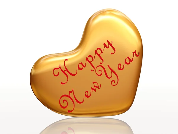 Gelukkig Nieuwjaar in liefde — Stockfoto